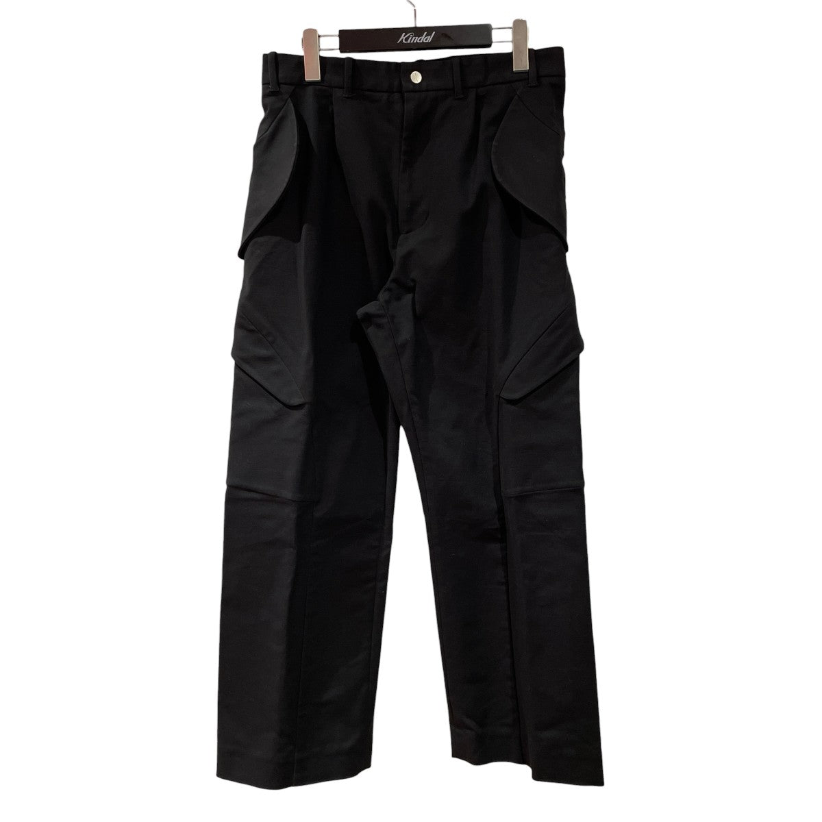 J．L - A．L BRACE TROUSERS SHUNGITE BLACKトラウザーパンツ 古着・中古-1枚目のアイテム画像