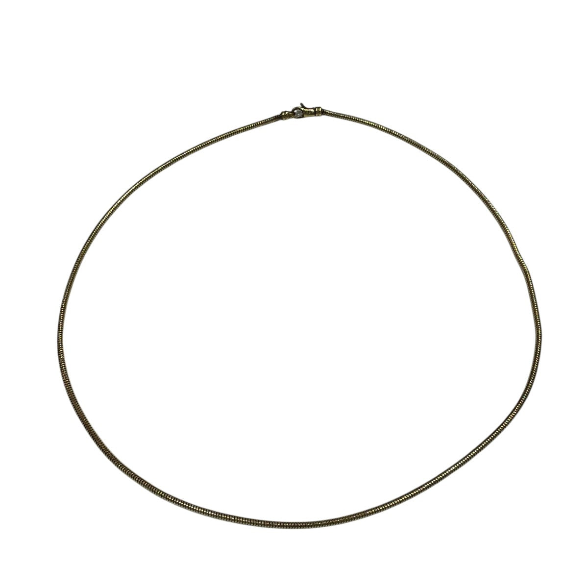 TOM WOOD Snake Chain Slim GoldネックレスN19SNNA01S925-9K 古着・中古-2枚目のアイテム画像
