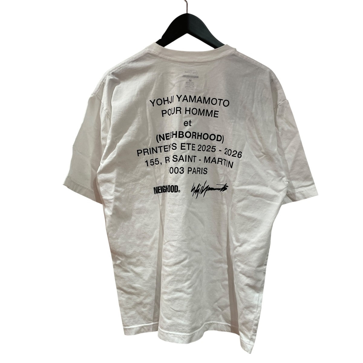 Yohji Yamamoto pour homme×NEIGHBORHOOD ＴシャツHK-T96-996 古着・中古-2枚目のアイテム画像