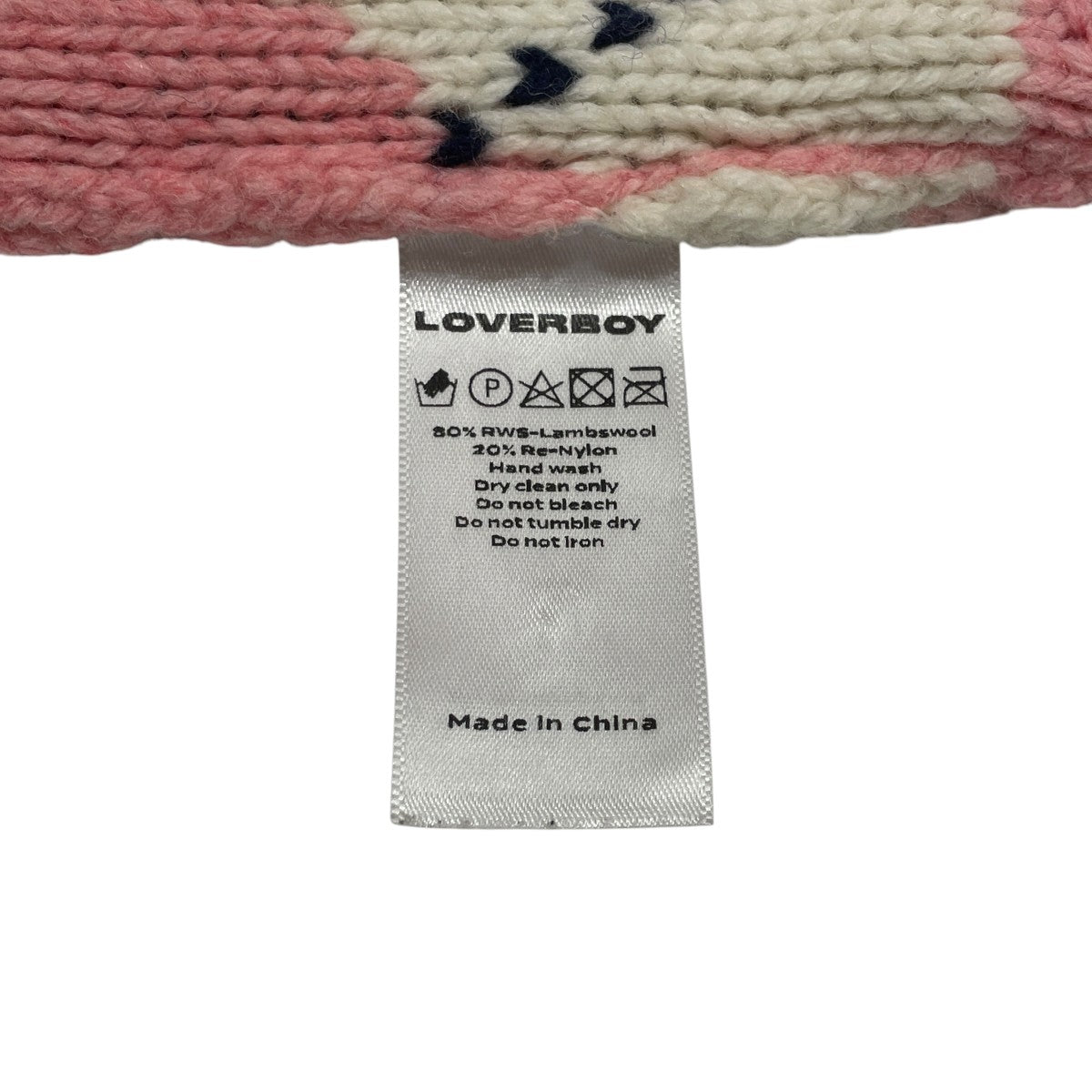 CHARLES JEFFREY LOVERBOY Guddle Argyle CardiganニットカーディガンCJLSS23GAC1 古着・中古-6枚目のアイテム画像