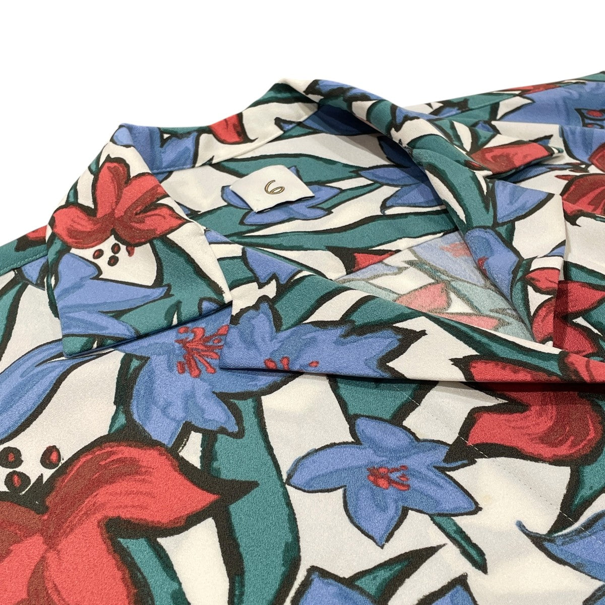 6(ROKU) BEAUTY＆YOUTH FLOWER PRINT SHIRT シャツ Ψ長袖シャツ8611-299-0188 古着・中古-3枚目のアイテム画像