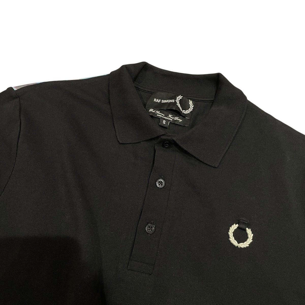 RAF SIMONS×FRED PERRY ポロシャツ157833 157833 ブラック サイズ S