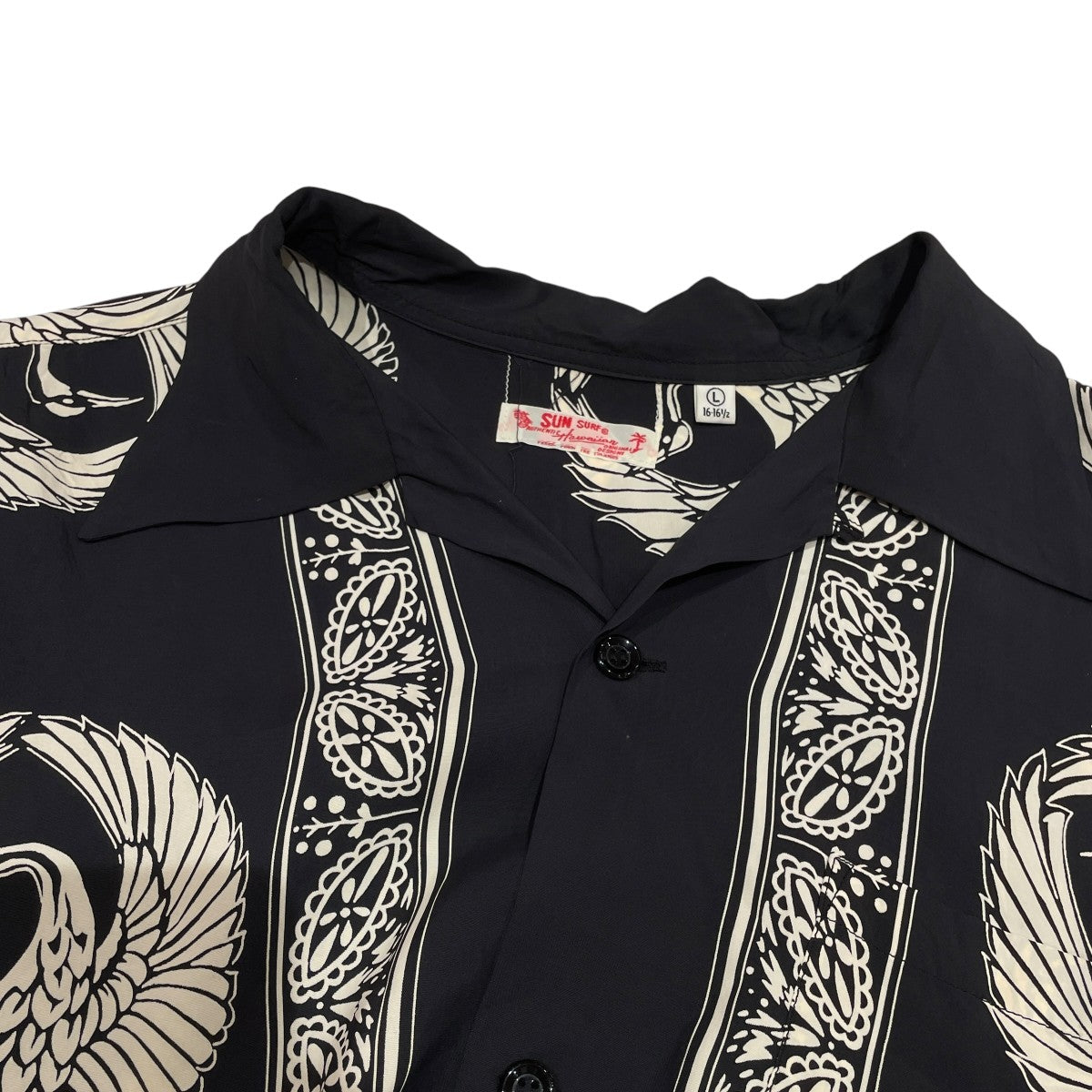 RAYON HAWAIIAN SHIRT “ORIENTAL BORDER”半袖シャツSS39629