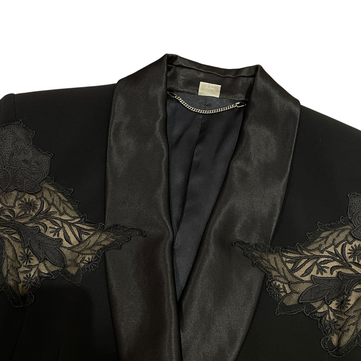 BLUGIRL FOLIES テーラードジャケット 42(M位) 黒 【古着】【中古】 VIKTOR＆ROLF(ヴィクターロルフ) テーラードジャケットJKVB-GA-2055