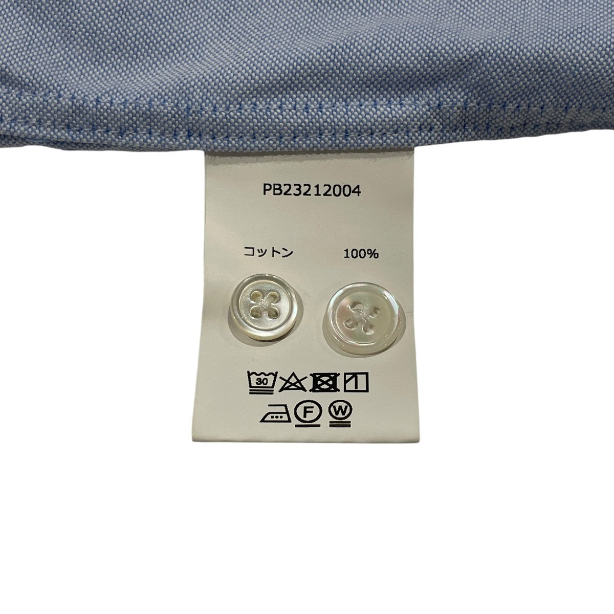 PCM BUTTON DOWN SHIRT-OXFORD長袖シャツPB23212004
