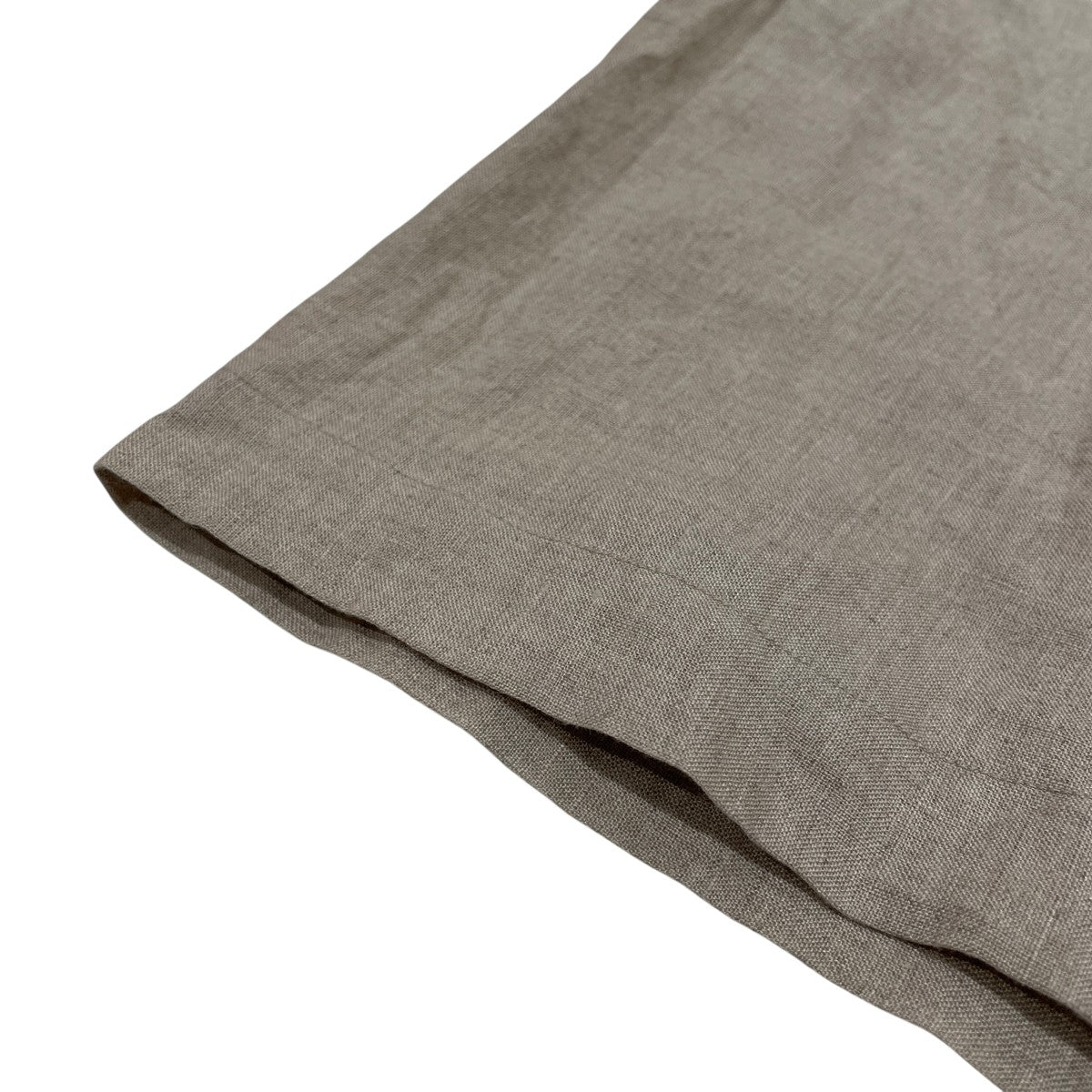 SIDE VENTS OP COLLAR LINEN SHIRT半袖シャツFu13-Sh-05