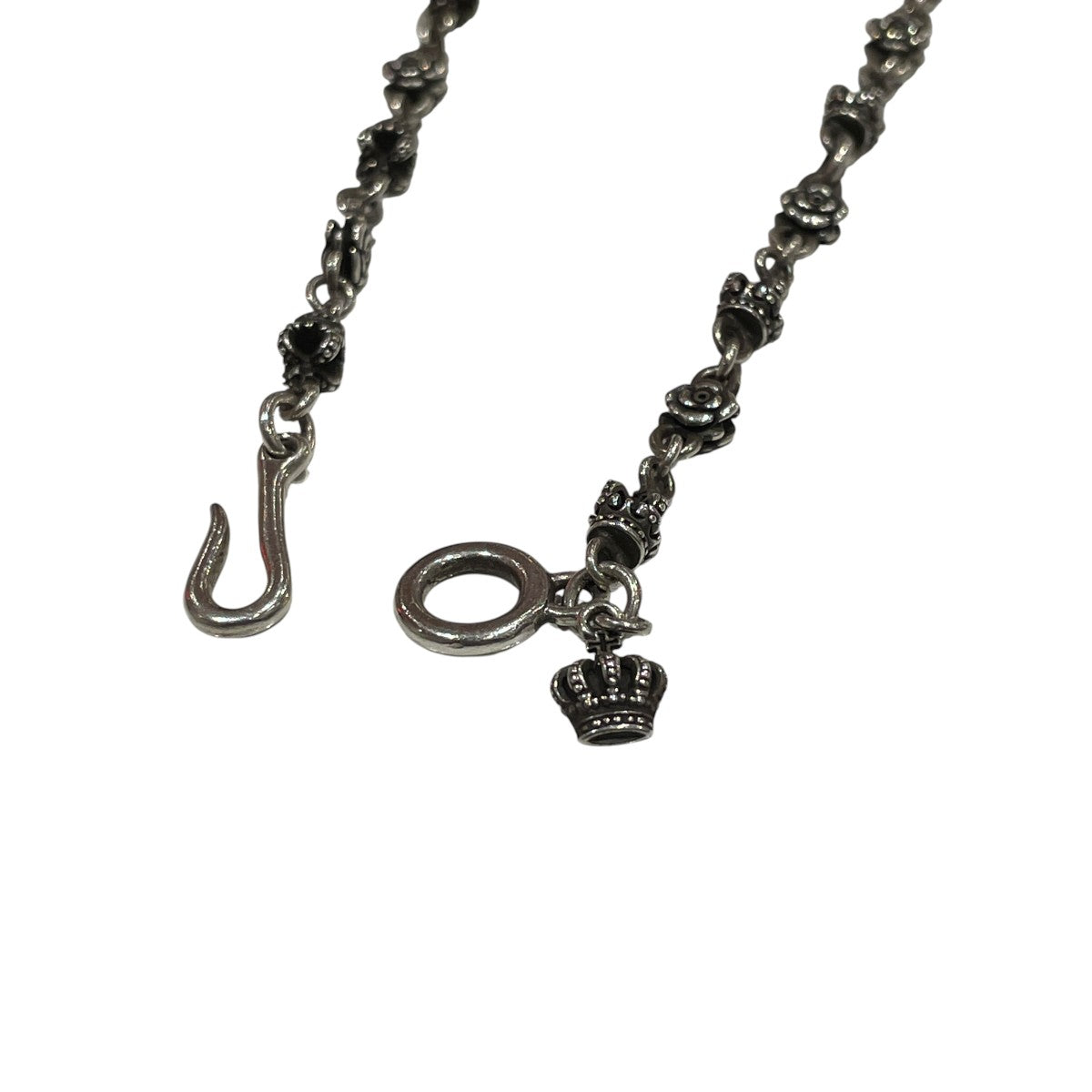 CROSS WITH CROWN STONEネックレス