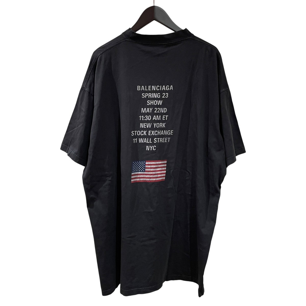 BALENCIAGA(バレンシアガ) NYSE TEE半袖Tシャツ729773 729773 ブラック