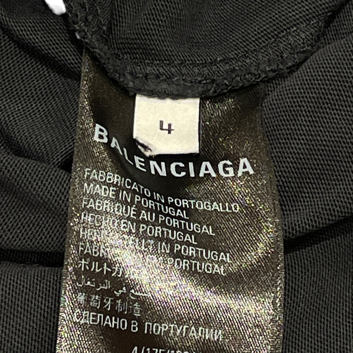 BALENCIAGA(バレンシアガ) NYSE TEE半袖Tシャツ729773 729773 ブラック