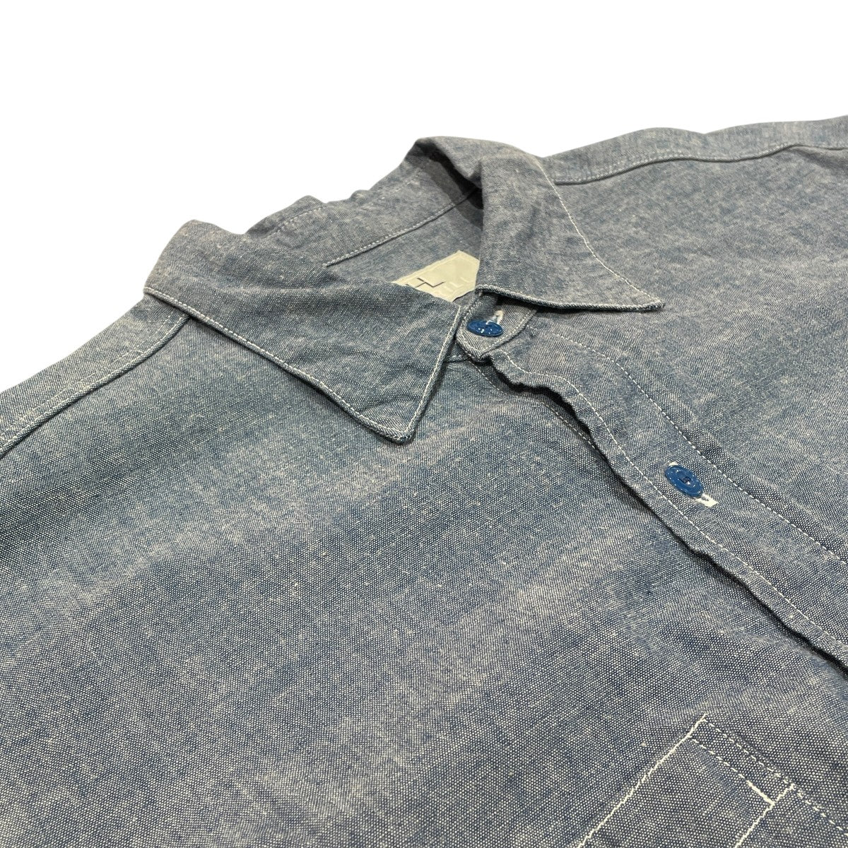 24AWU．S NAVY Chambray Shirt -Indigo-長袖シャツ24-050-HL-8010-30