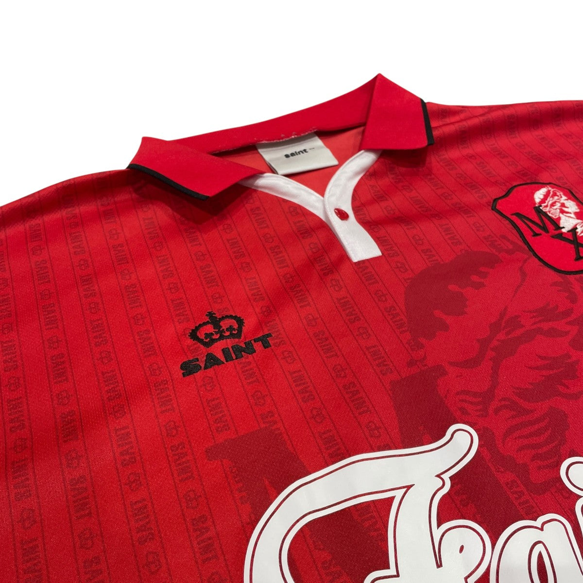SOCCER SHIRT   FAITH   RED長袖ポロシャツSM-YS1-0000-022