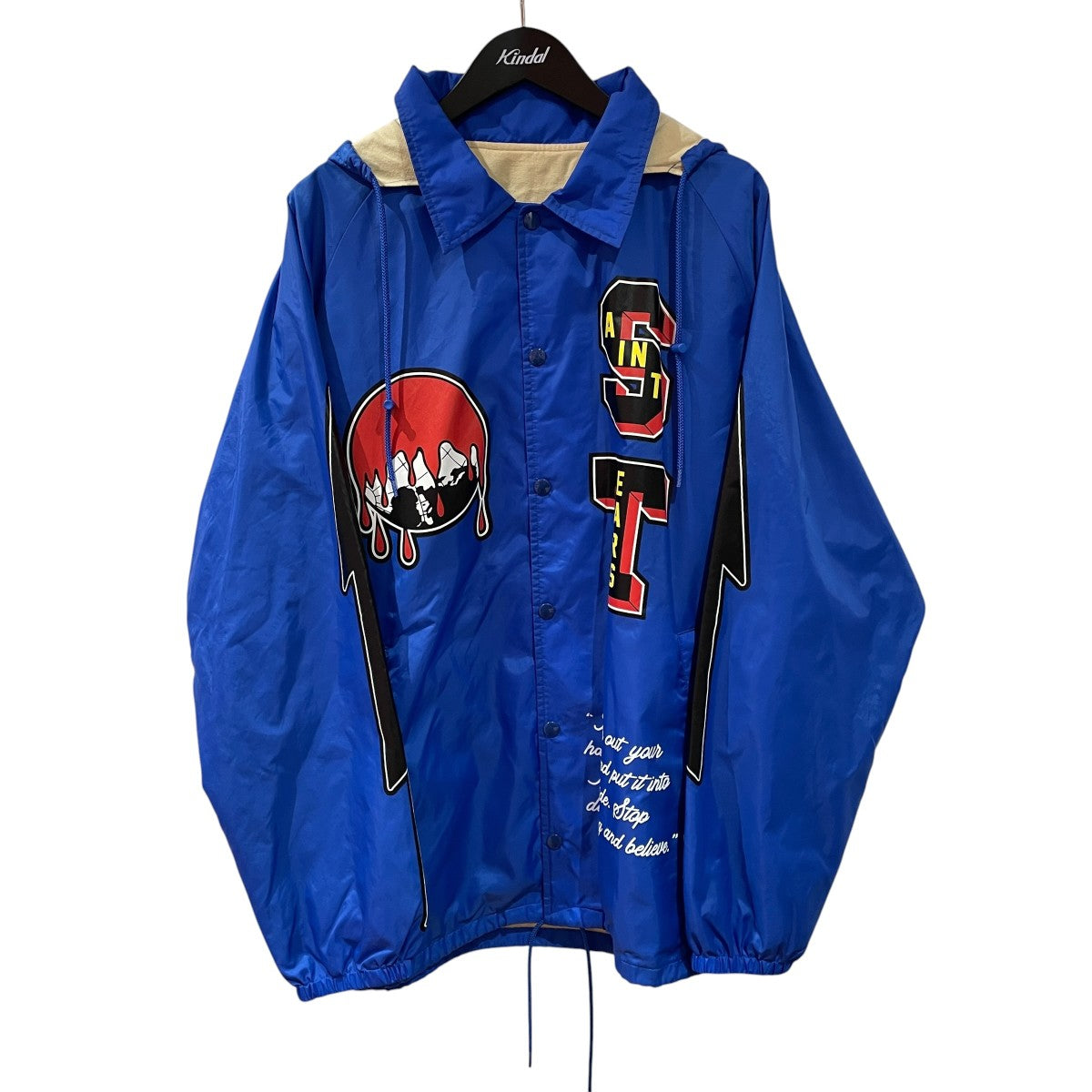 SAINT MICHAEL(セントマイケル) DT COACH JKT H GRAIL BLU デニム