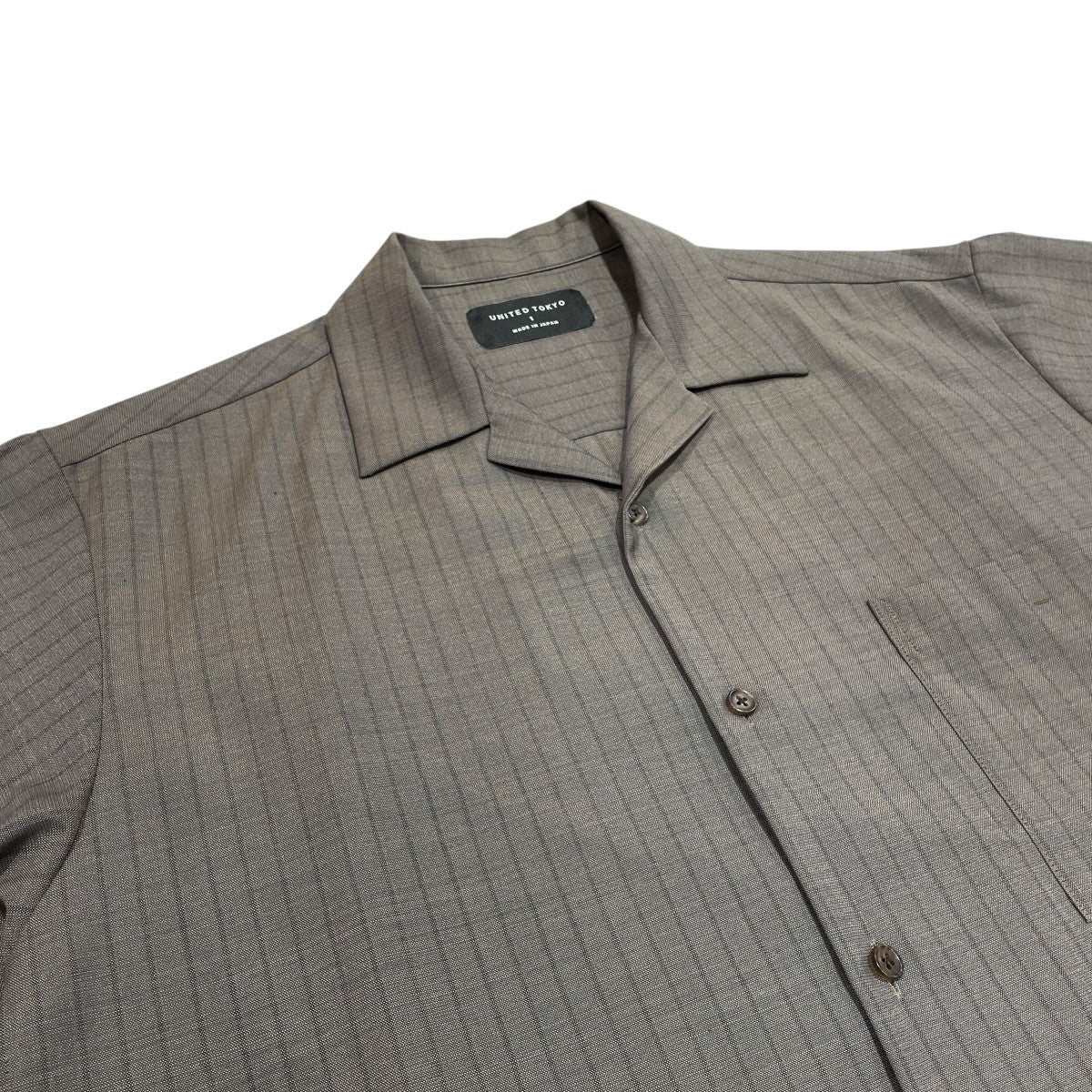 SUMMER WOOL オープンカラーシャツ半袖シャツ135302008