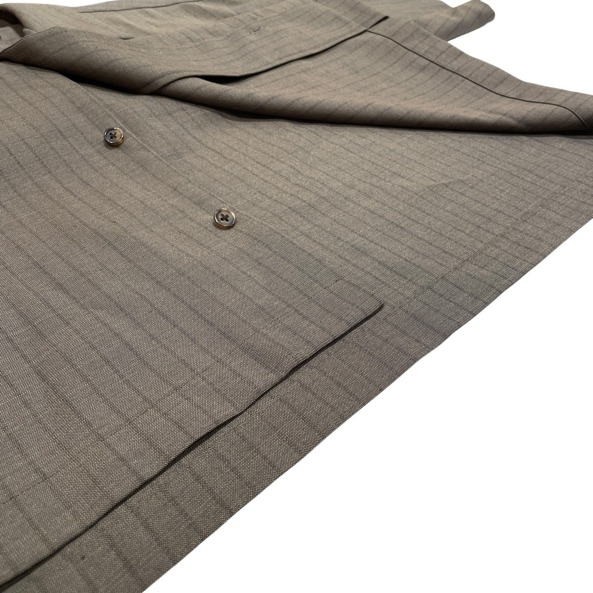 SUMMER WOOL オープンカラーシャツ半袖シャツ135302008