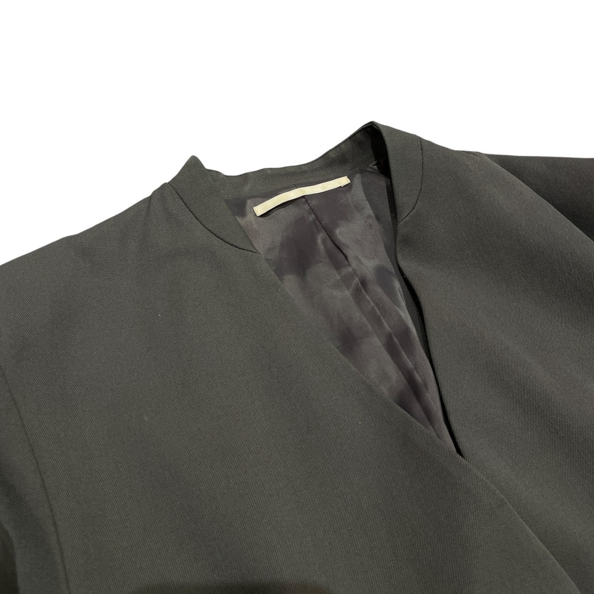 Wool Gabardine No-collar Tailored JacketテーラードジャケットLS14257J