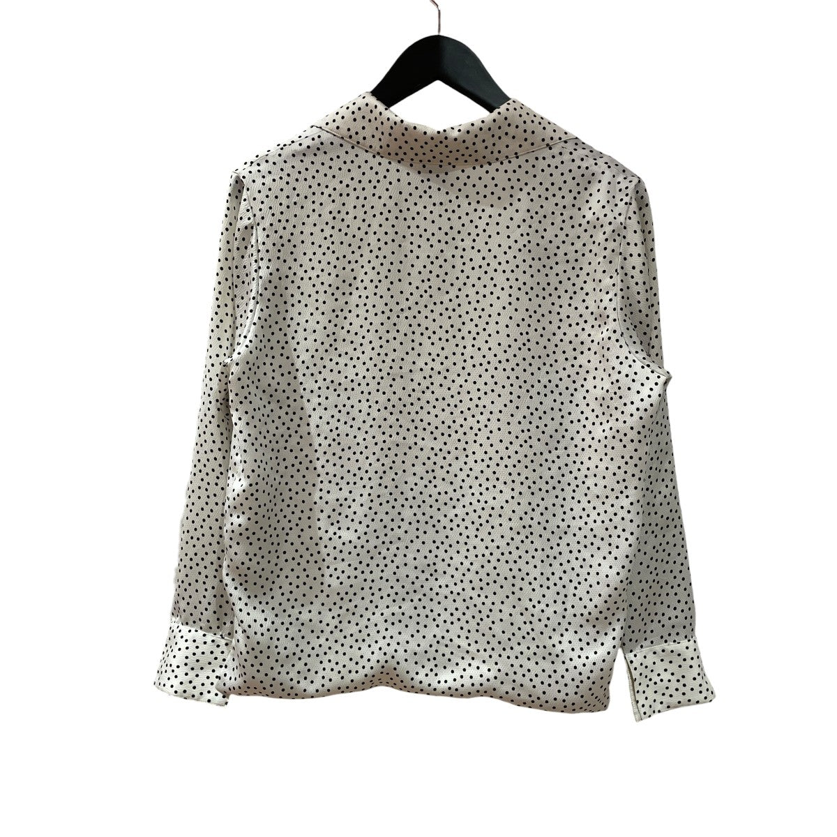 ポルカドット刺繍シャツ長袖ブラウスF20A 17