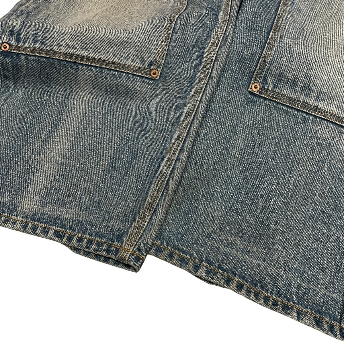 faded double kneeデニムパンツ22SSPT12