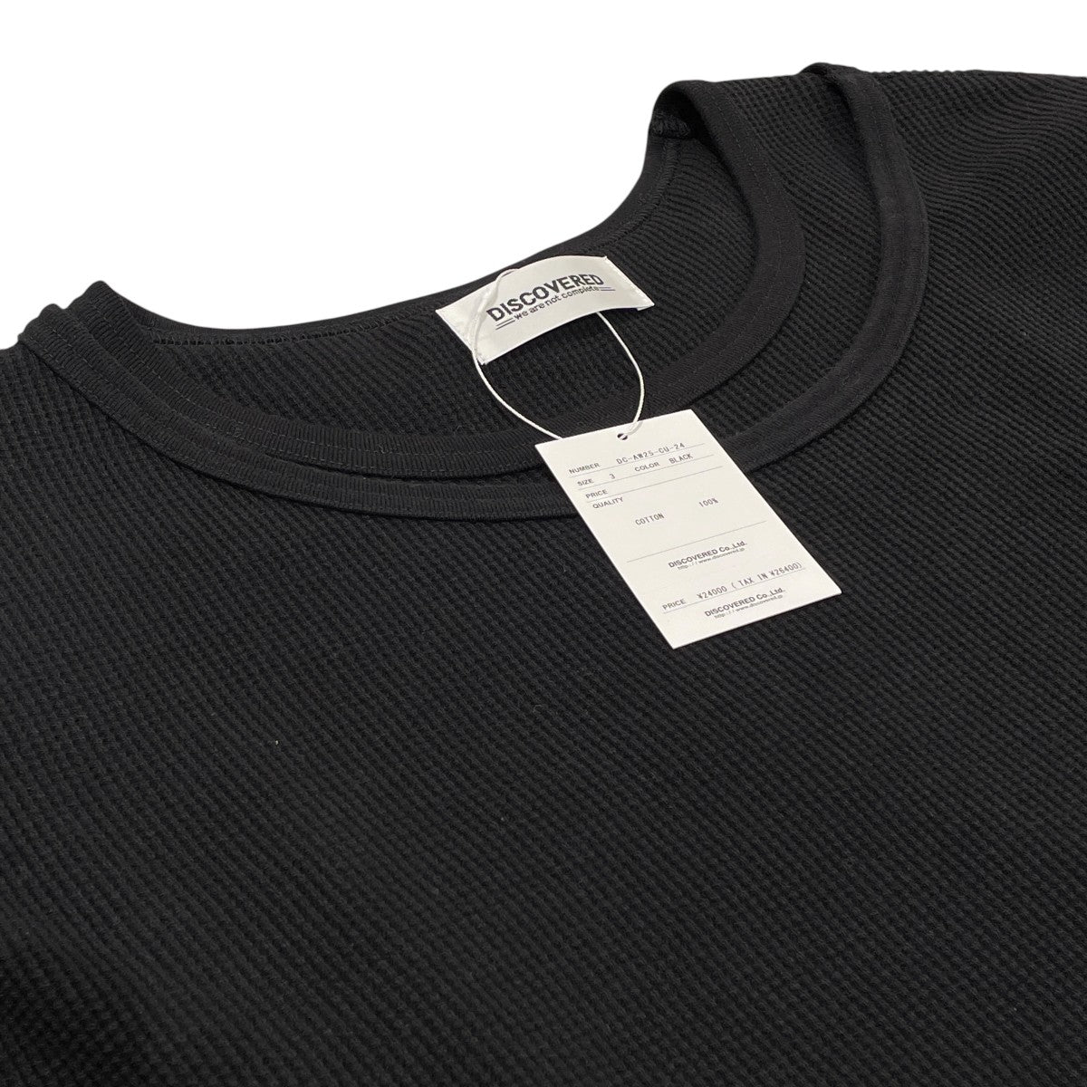 SEPARATE WAFFLE CUTSEWNサーマルカットソーDC-AW25-CU-24