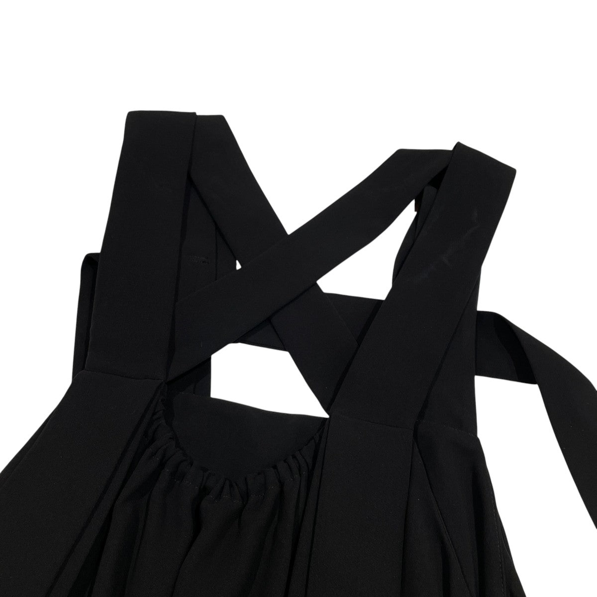 26SSBACK-CROSS JUMPER-SKIRTサロペットスカート300JS233-3631