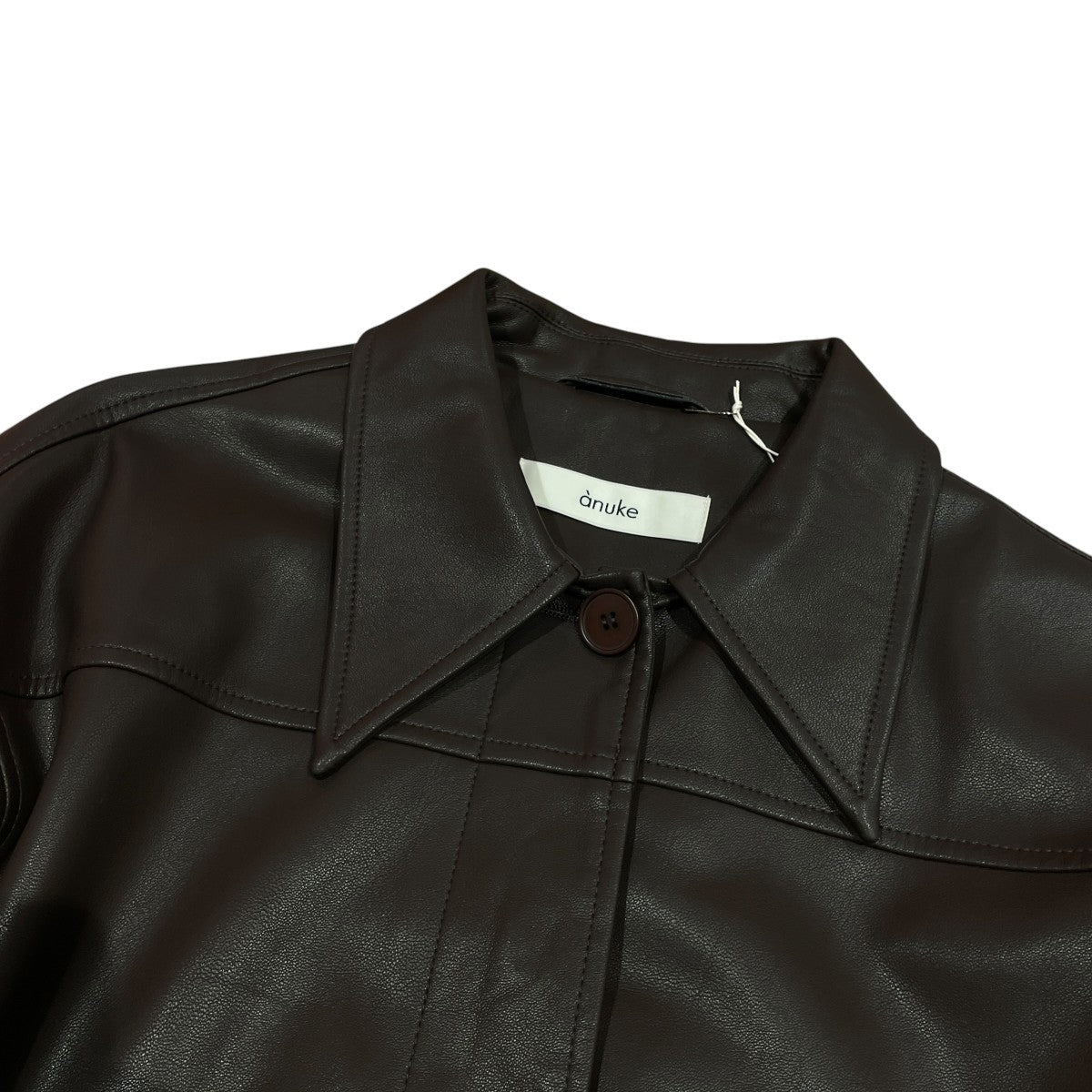 Ecoleather Over Jacketフェイクレザーコート62520105