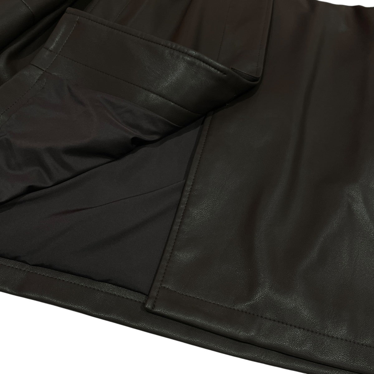 Ecoleather Over Jacketフェイクレザーコート62520105
