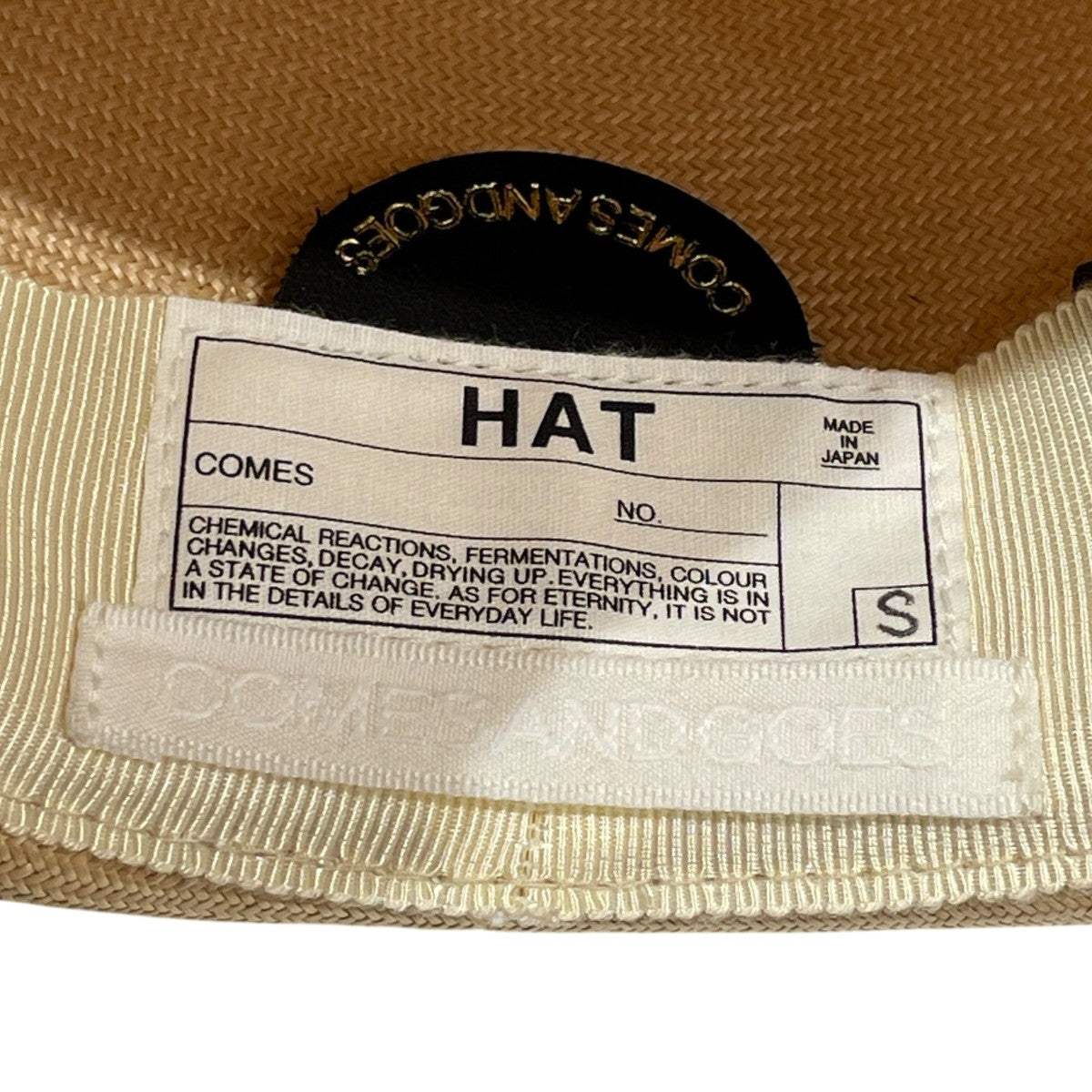 COMES AND GOES ハット 古着・中古-5枚目のアイテム画像