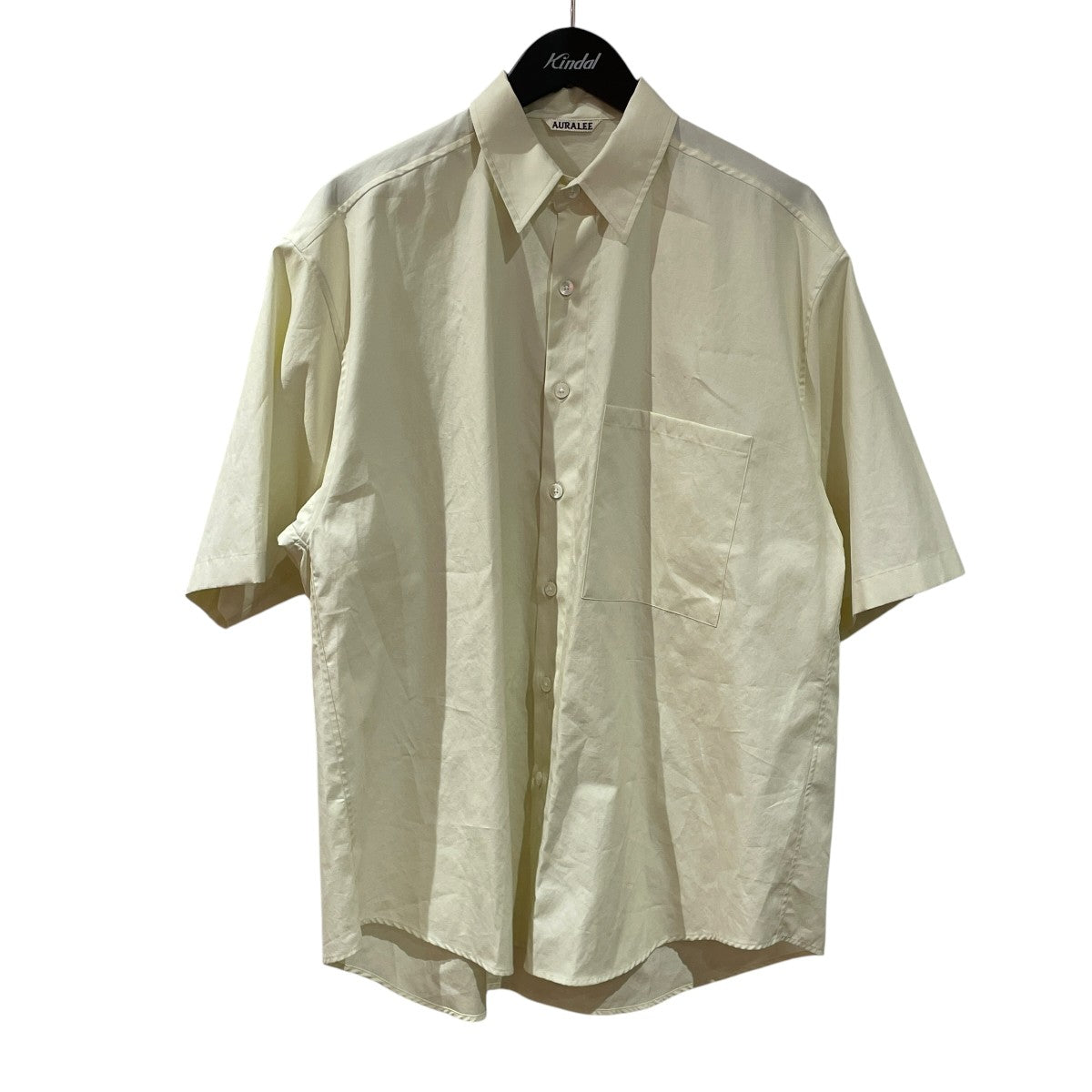 WASHED FINX TWILL BIG HALF SLEEVED SHIRT半袖シャツA26SS03TN