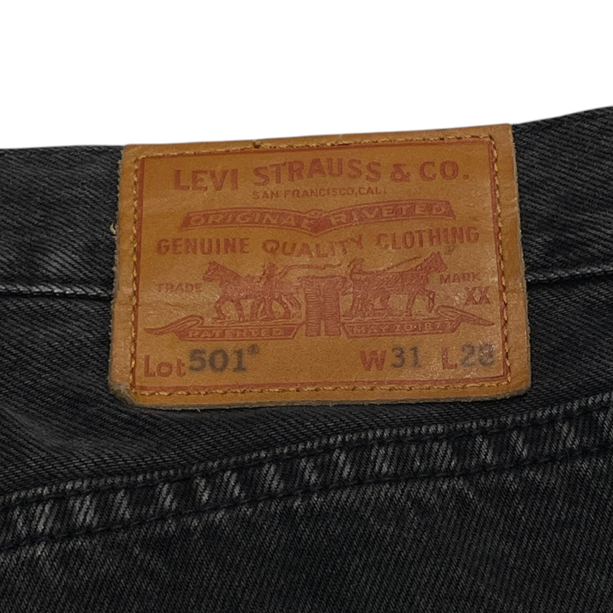 EDIFICE別注501(R)ORIGINAL BLACKデニムパンツデニムパンツ