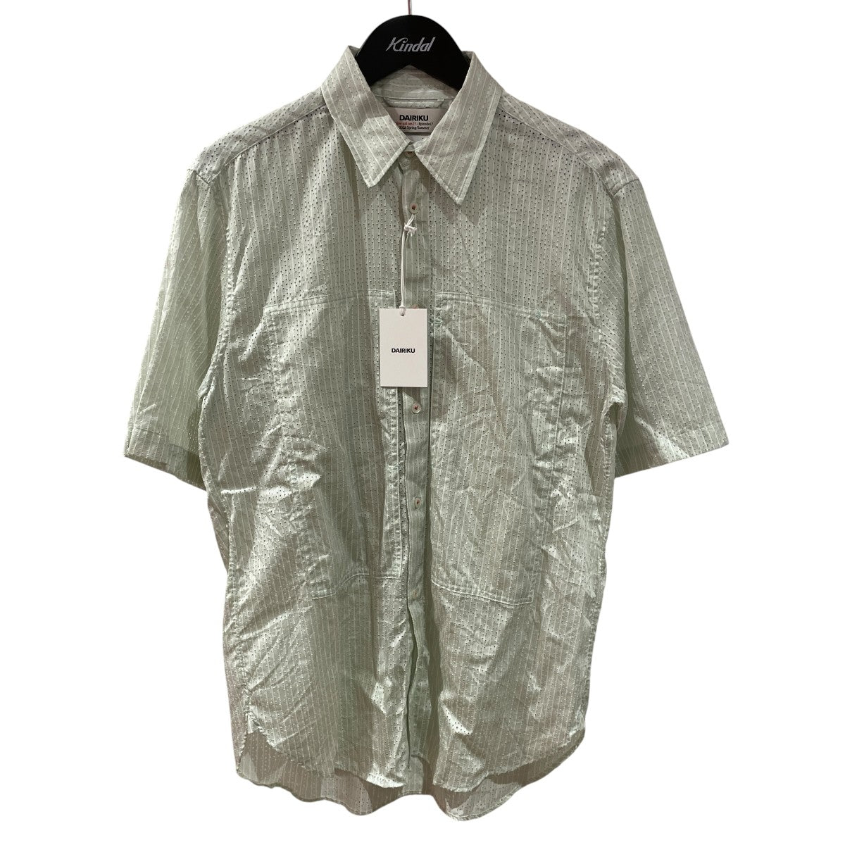 Punching Stripe W-PKT Dress H-S Shirt半袖シャツ26SS SH10