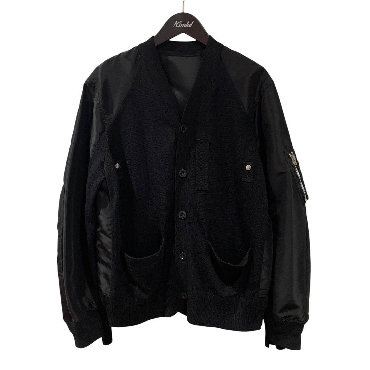 sacai CARDIGANニットカーディガン26-03940M 古着・中古-1枚目のアイテム画像