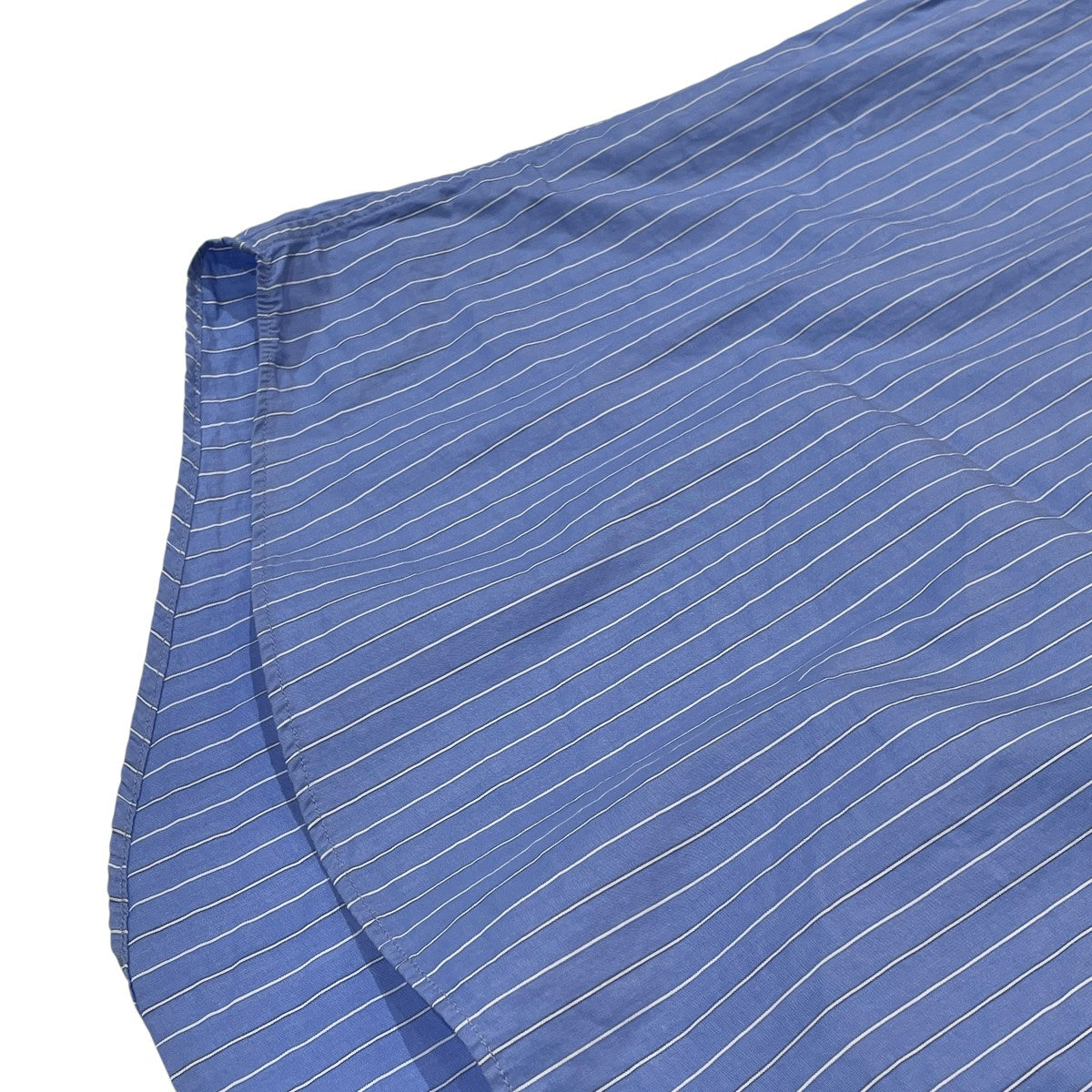 SUVIN HIGH COUNT CLOTH STRIPE STAND COLLAR SHIRTバンドカラーシャツA24AS02SS