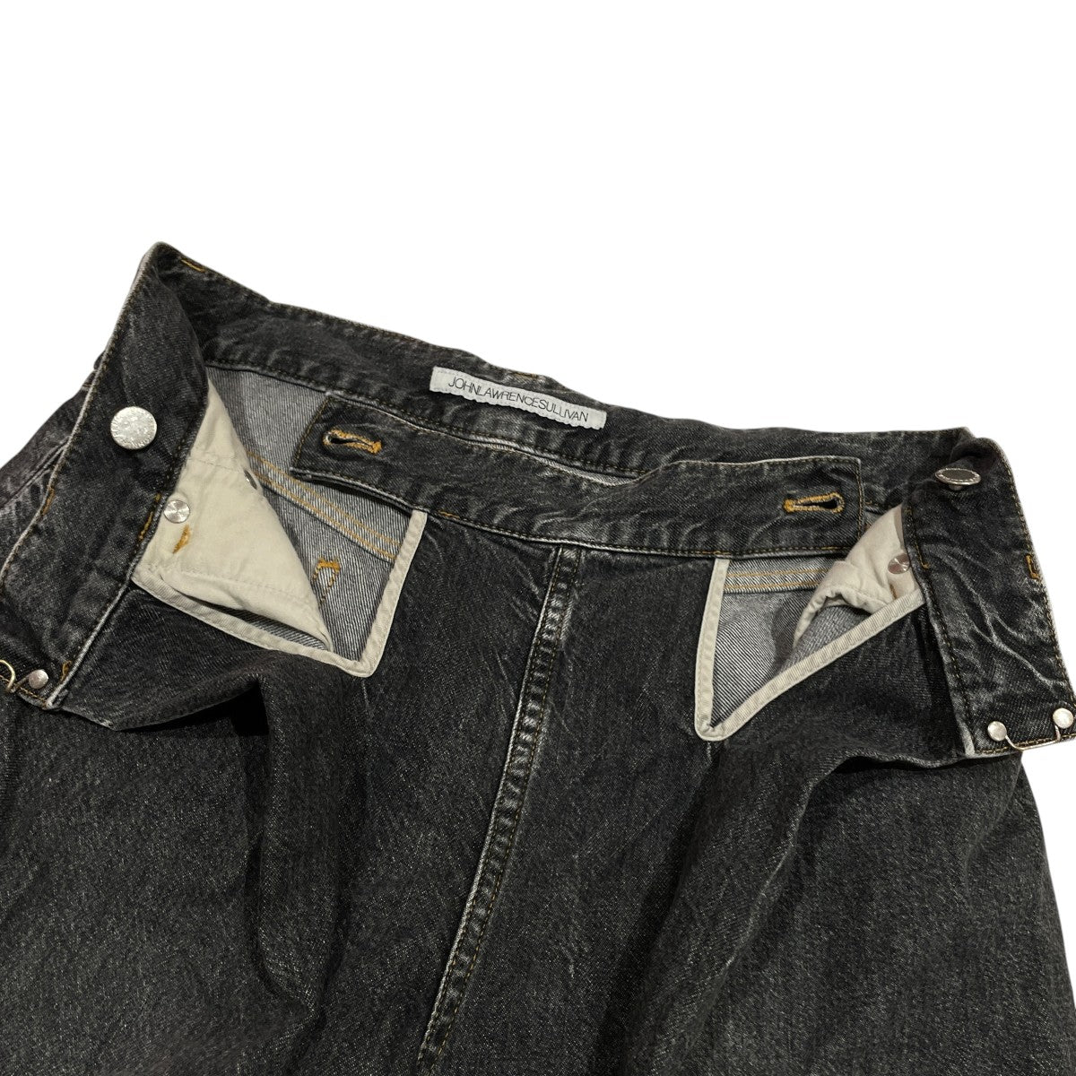 JOHN LAWRENCE SULLIVAN WASHED DENIM WIDE PANTSデニムパンツJLS-02-22-S 古着・中古-3枚目のアイテム画像