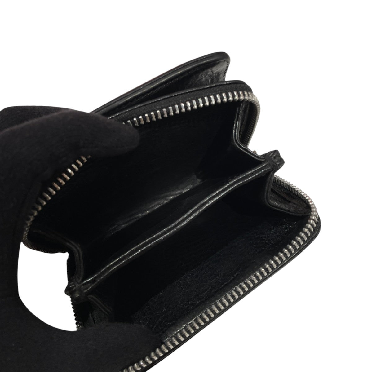 square zip bill walletコンパクトウォレット