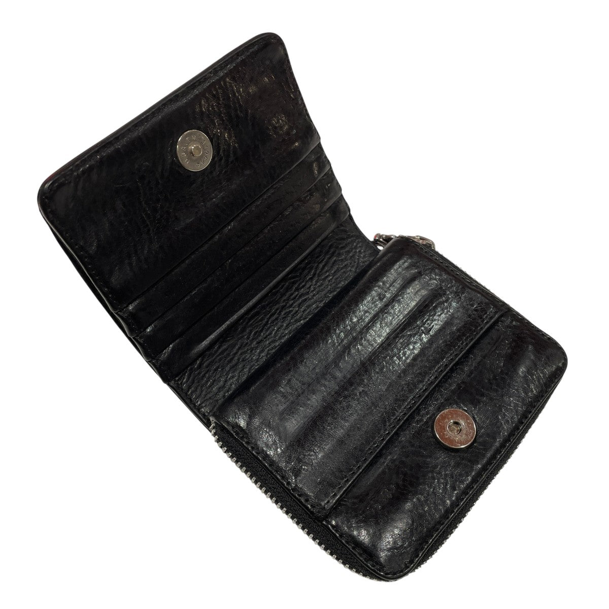 square zip bill walletコンパクトウォレット