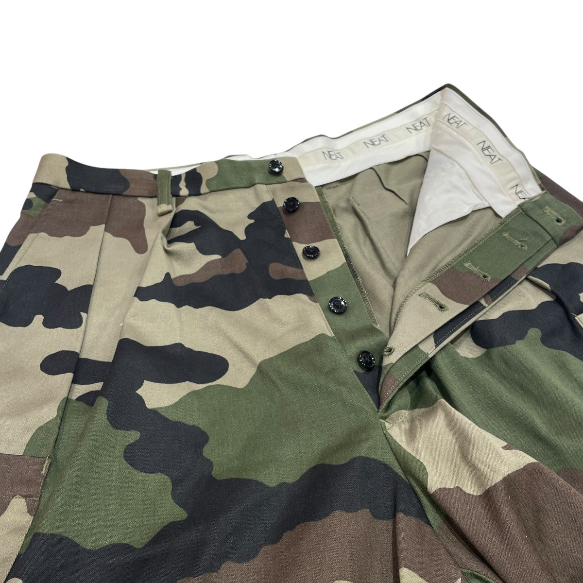 NEAT 90’s French F-2 CAMO Cargo Shorts CAMOハーフパンツ25-02FCC 古着・中古-3枚目のアイテム画像