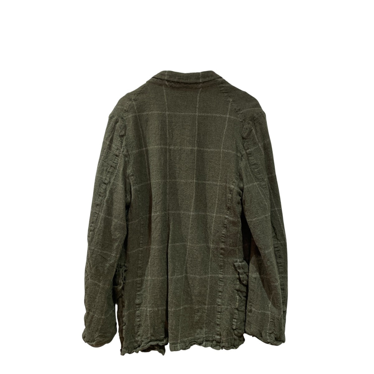 COMME des GARCONS Window Pane Check JacketテーラードジャケットFP-J503 古着・中古-2枚目のアイテム画像