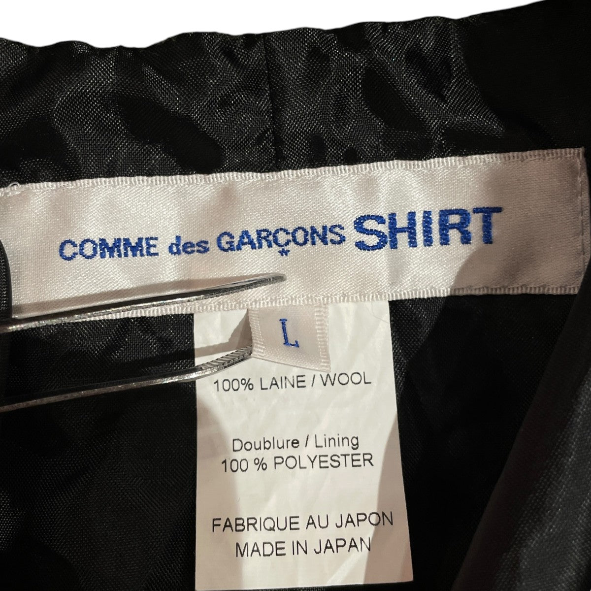 COMME des GARCONS Window Pane Check JacketテーラードジャケットFP-J503 古着・中古-6枚目のアイテム画像
