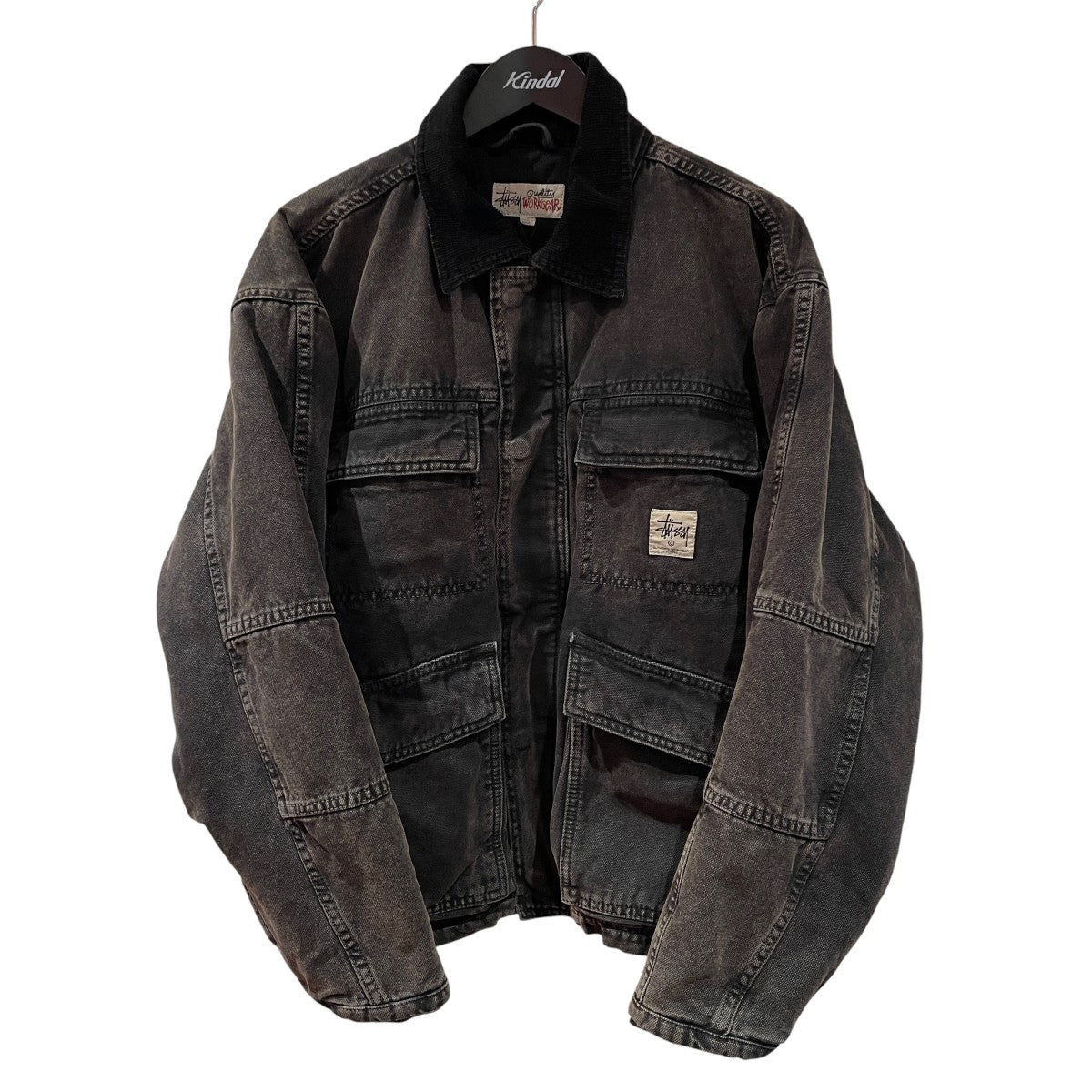 WASHED CANVAS SHOP JACKETブルゾン
