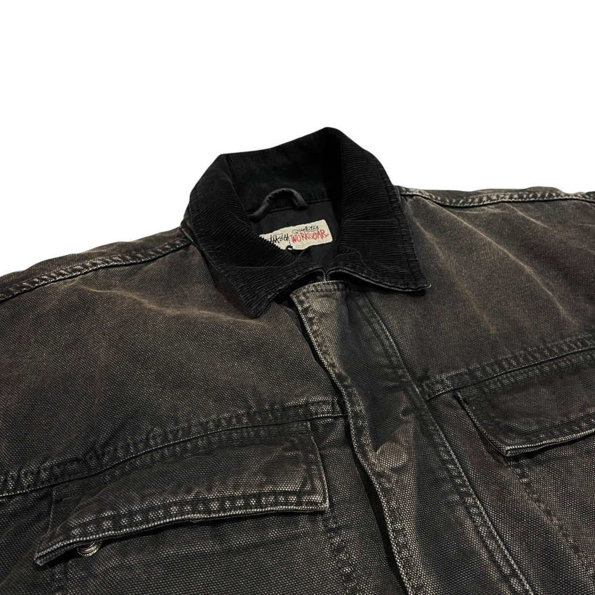 WASHED CANVAS SHOP JACKETブルゾン