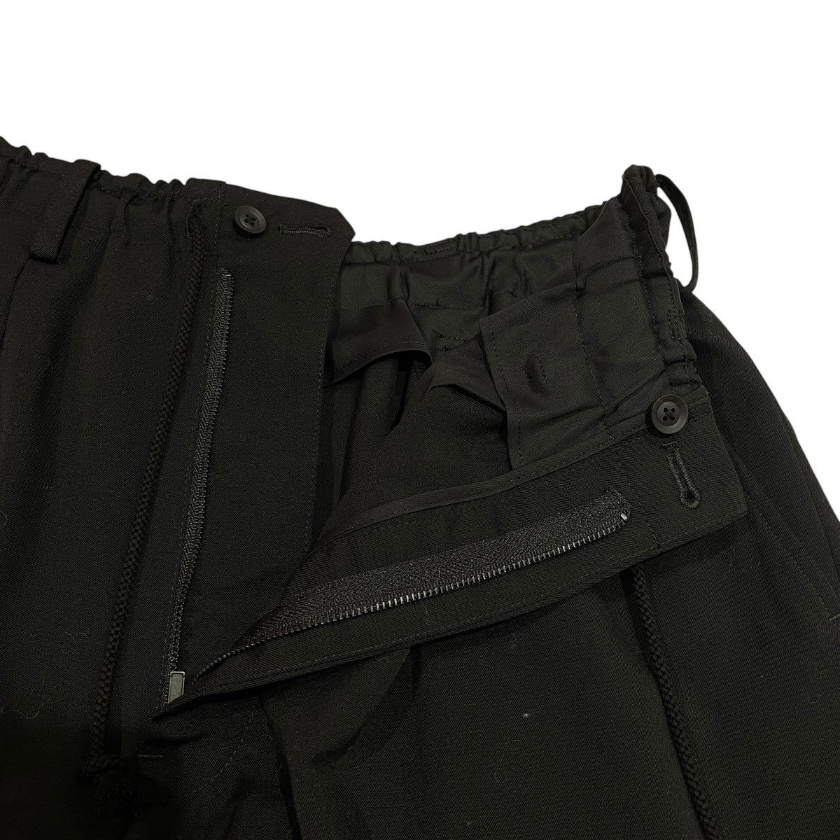 Yohji Yamamoto pour homme 19SSカラスパンツウールパンツHH-P48-100 古着・中古-3枚目のアイテム画像