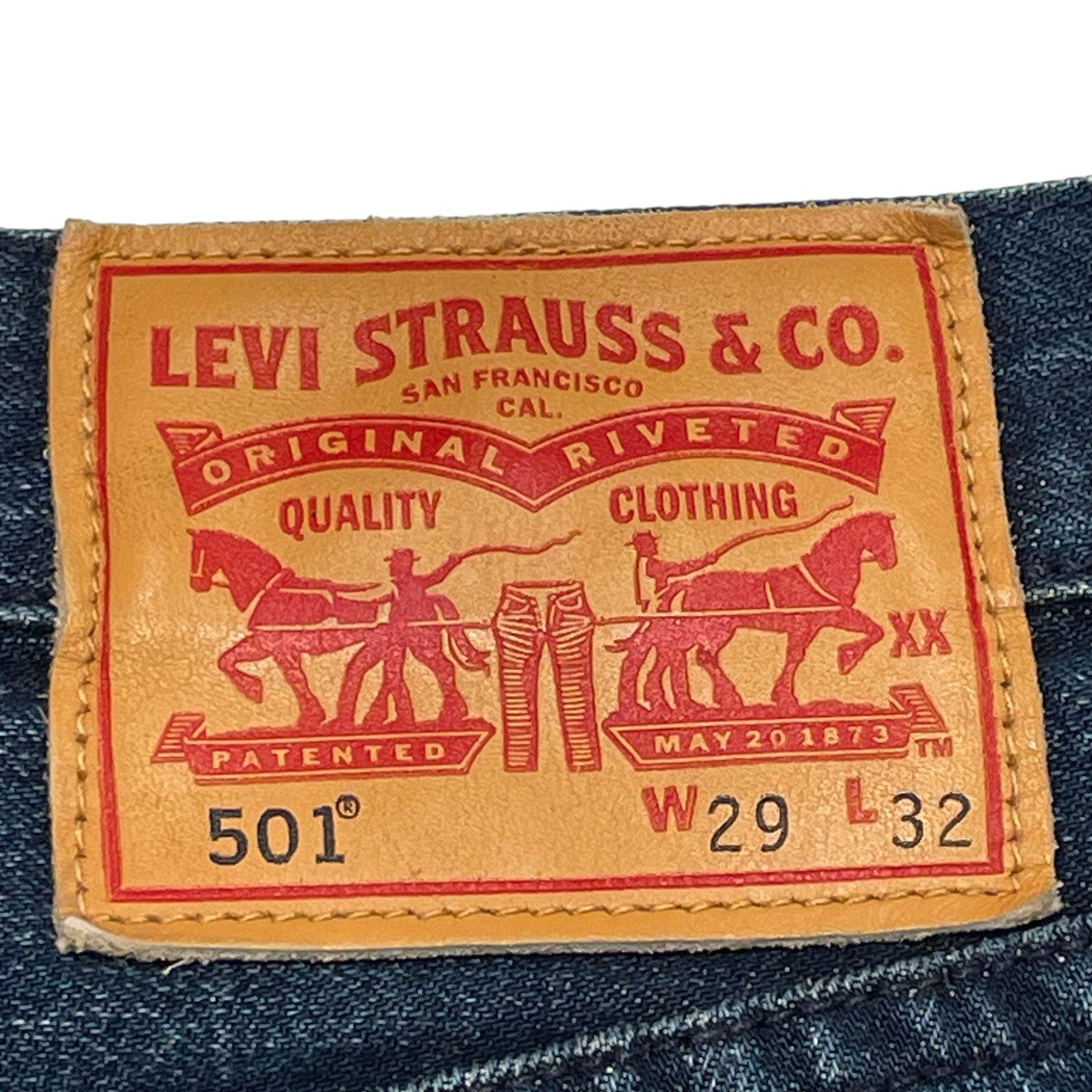 LEVI’S 赤耳 ボタン裏4420デニムパンツ00501-1331 古着・中古-6枚目のアイテム画像