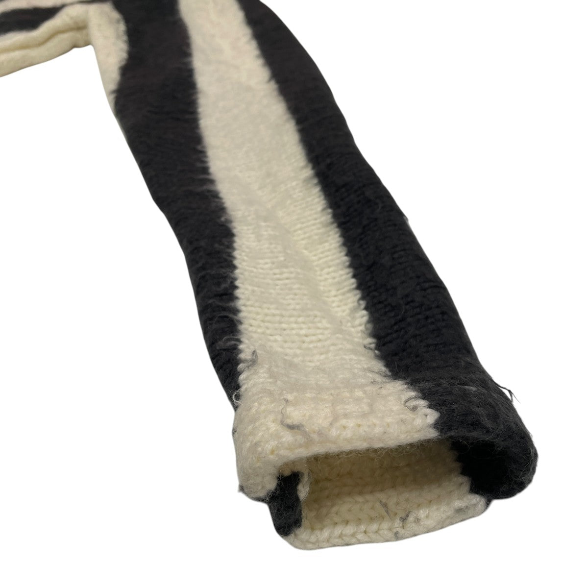Stripe Brushed Cardiganニットカーディガン