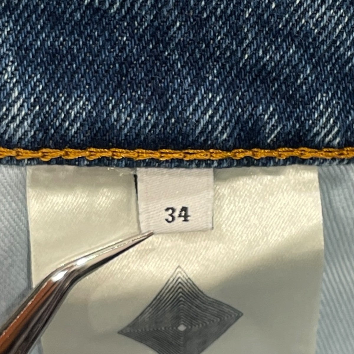 AMISH DENIM PATCHデニムパンツA22AMU001D44350128 古着・中古-6枚目のアイテム画像