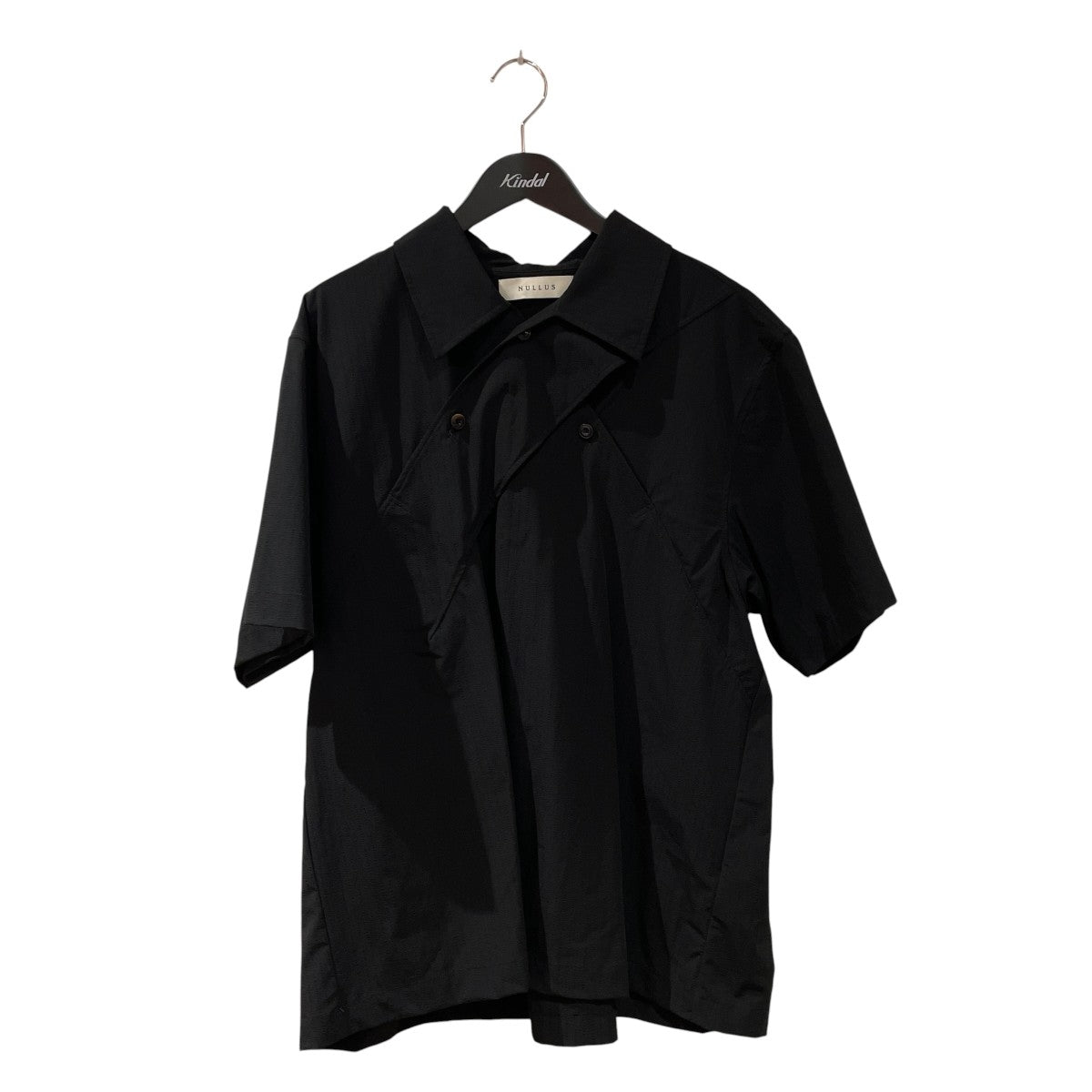 25SSSeersucker Polo半袖シャツNUSS25POL001-BLK