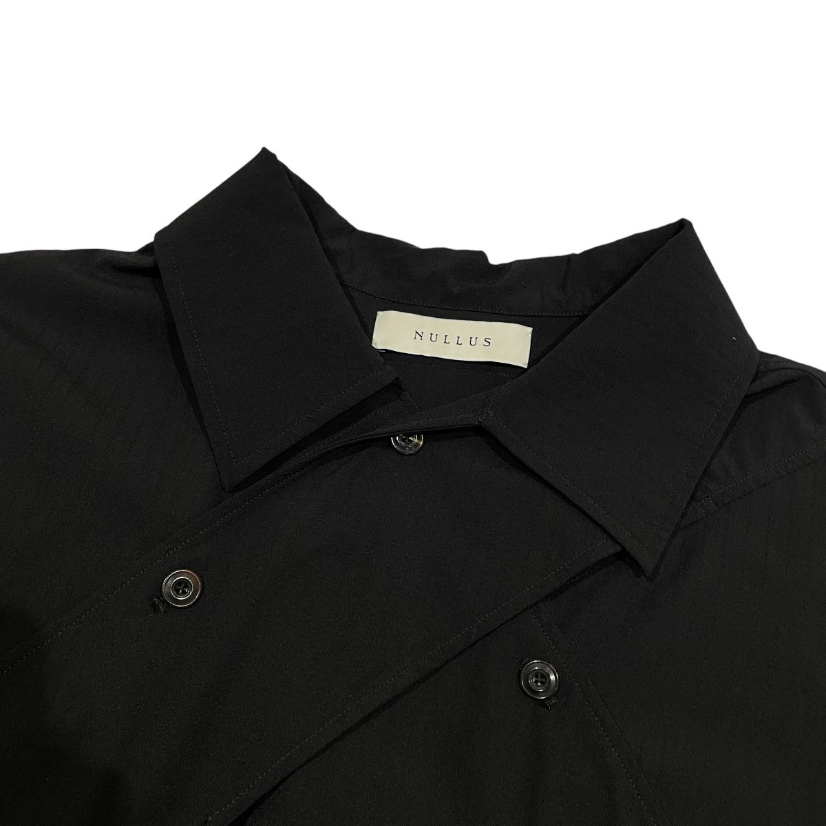 25SSSeersucker Polo半袖シャツNUSS25POL001-BLK
