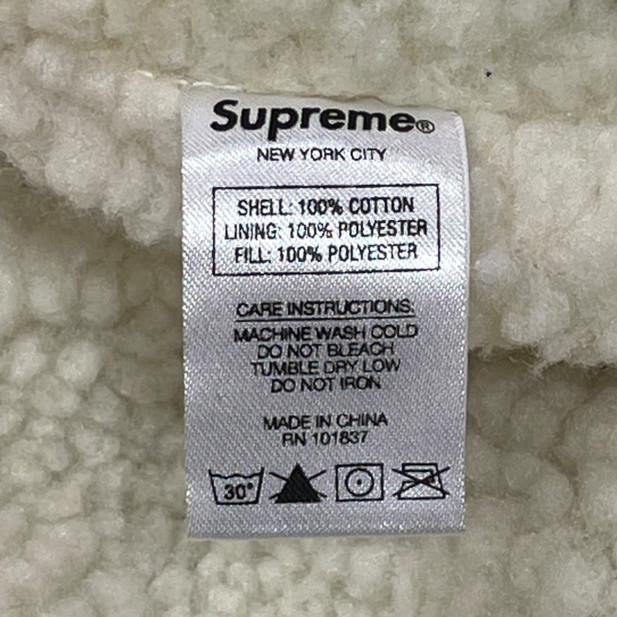 Supreme 18AWQUILTED DENIM PILOT JACKETジップパーカー 古着・中古-7枚目のアイテム画像