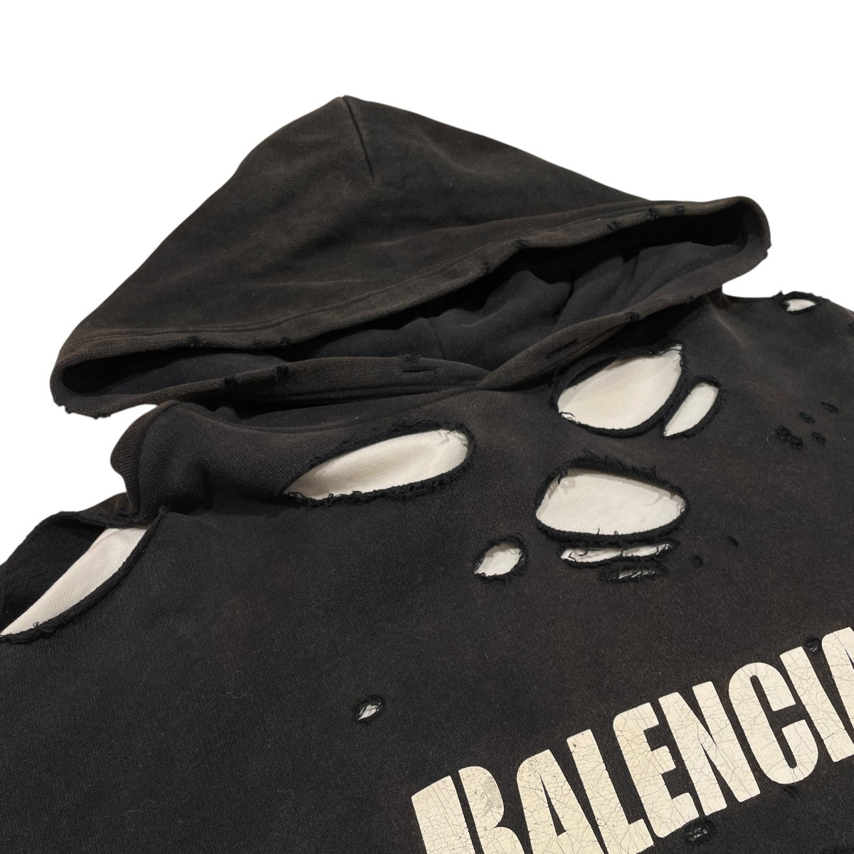 21SSCaps Destroyed Hoodieフーディ―659403