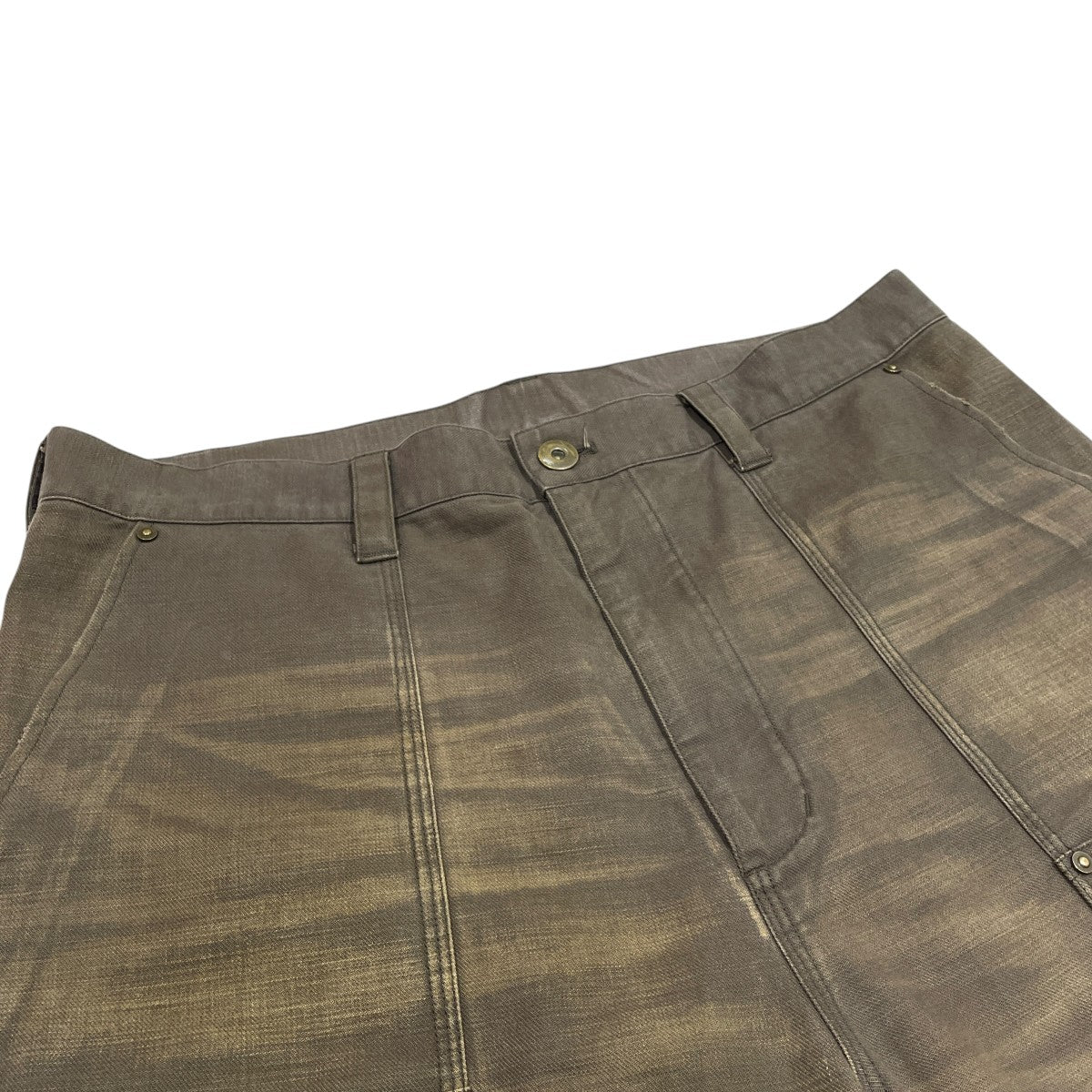 Distressed Sarge PantsワイドパンツG13PT021