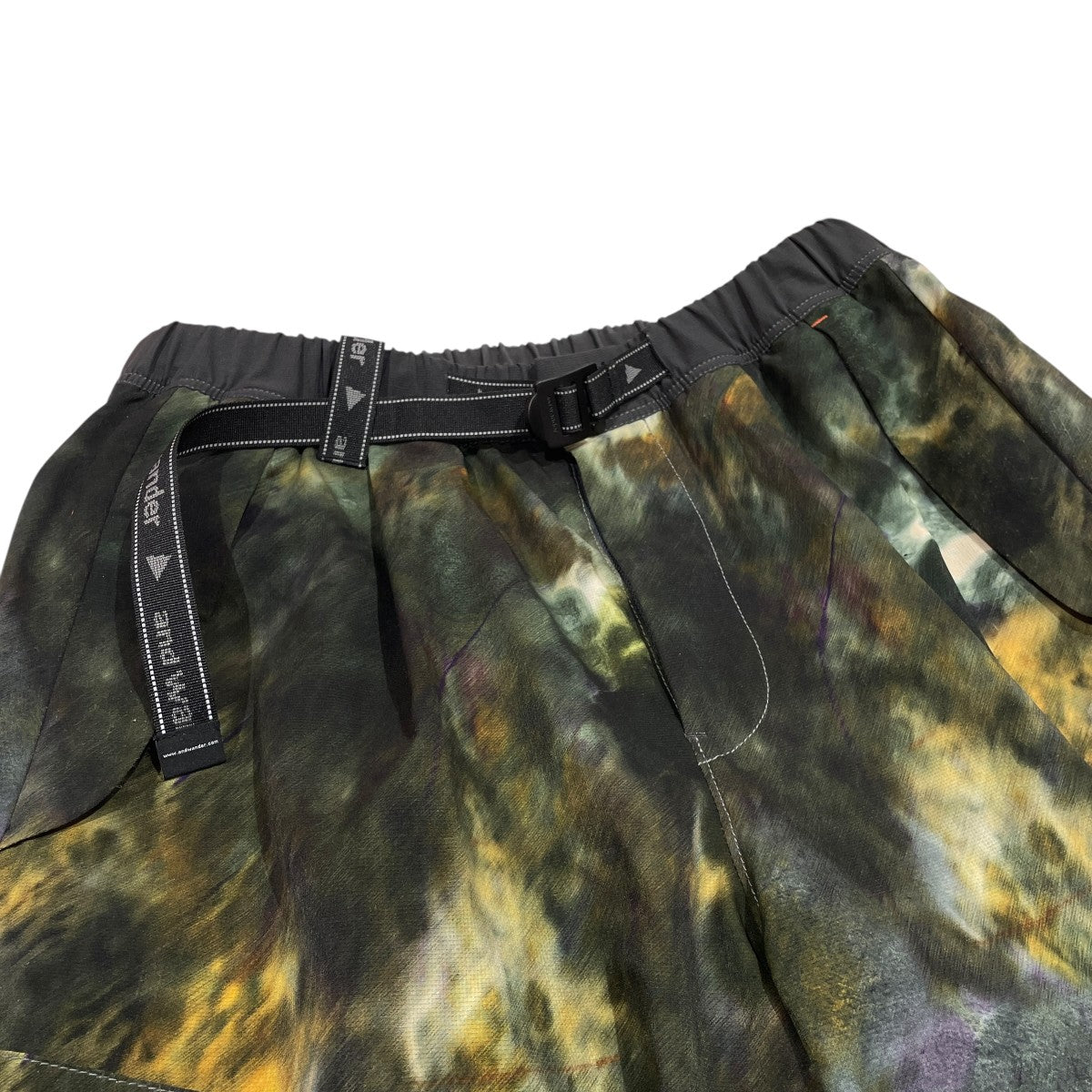 printed breathable pantsワイドパンツ574-6182515