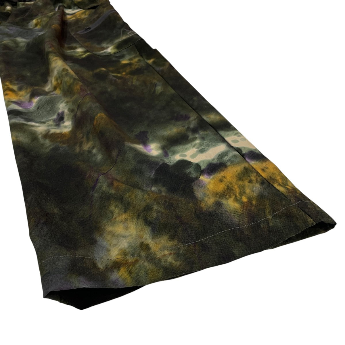 printed breathable pantsワイドパンツ574-6182515